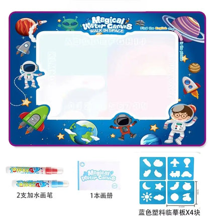 Oversized Magical Water Canvas pens Montessori Toys Learning Blanket Writing Children Drawing Repeated Graffiti Painting kid toy