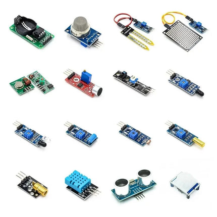 45 in 1 Sensors Modules 16 Kinds Starter Kit For Arduino Raspberry Pi , Better Than 37 in 1 With Box DIY UNO R3 MEGA2560