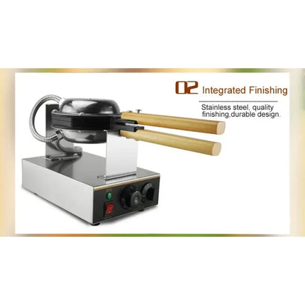 220V/110V Commercial Electric Chinese Hong Kong Puff Cake Waffle Iron Maker Machine FY-6 Bubble Egg Cake Oven Waffle Iron Maker
