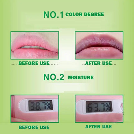 Aloe Vera Lip Balm - Temperature Activated Color Change | Hydrating Plant-Based Formula | Jelly Gloss