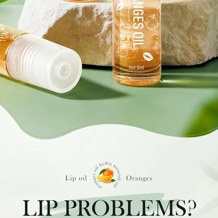 SADOER Fruits Lip Oil Lips skincare Moisturizing Nourishing Hydrating Anti Wrinkle Lipstick Lip Balm Beauty Lips Skin Care