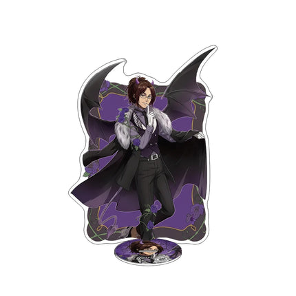 Attack on Titan Devil Ver 15CM Double Sided Acrylic Stand keychain 2026 New Anime Stand Eren Levi Erwin Hange Desk Decor Gift