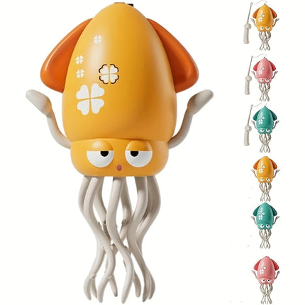 This Electric Dancing Octopus Toy Features a 2-in-1 Upright Dancing and Crawling Mode, LED Lights, Catchy Music, and Intelligent Obstacle Avoidance. Suitable for Infants and Toddlers, It's a Perfect Gift for Birthdays, Childr