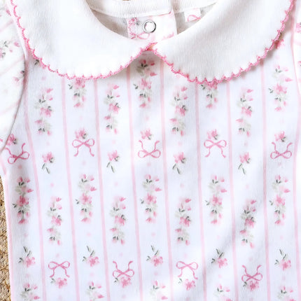 5PCS Baby Girl Clothes baby girls onesie summer cotton fabric Short-sleeved jumpsuit newborn baby clothes 0-9 months