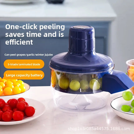 Electric Grape Peeling Machine Automatic Household Electric Fruit Peeler Qingti Peeling Machine Campeggio Pelador Patatas