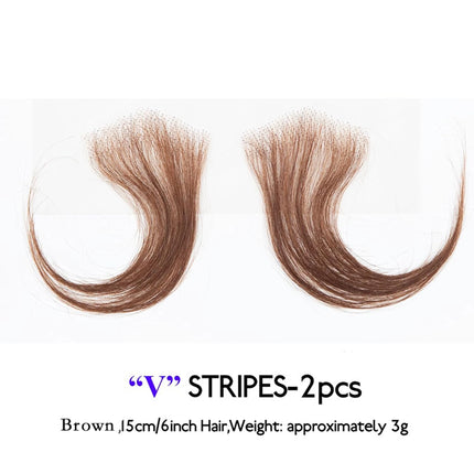 Lace Edges Baby Hair 100%Human Hair Edge for Women Swiss HD Lace Baby Hair Edges Strips Reusable Invisible Lace Hairline Instant