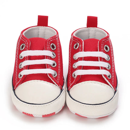 0-18 Months Newborn Baby Shoes Classic Fashion Casual Sports Shoes for Boys and Girls Non slip Soft Sole Walking Shoes