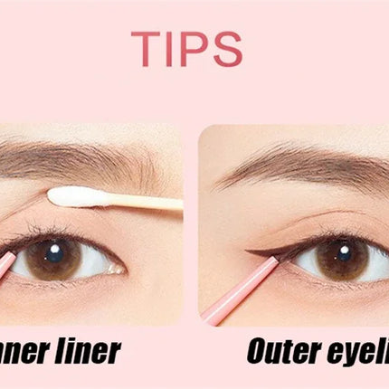 1pcs Beauty Eyeliner Pencil Eyeliner Gel Pen Waterproof Long Lasting Silkworm Pen Black Brown Eyeliner for Beginners Eye Makeup