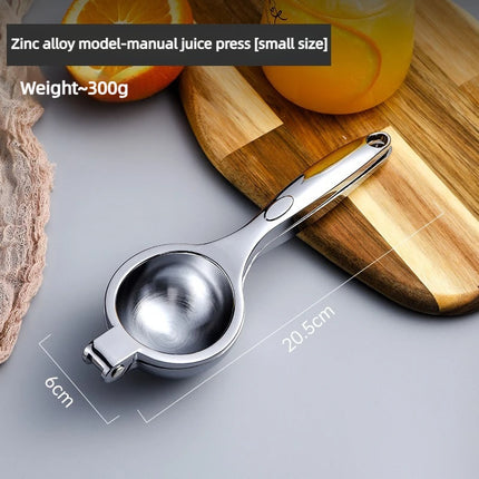 Manual Lemon Squeezer Zinc Alloy Citrus Press Heavy Duty Fruit Juicer for Orange Lime Hand Press Juicing Tool Kitchen Gadget