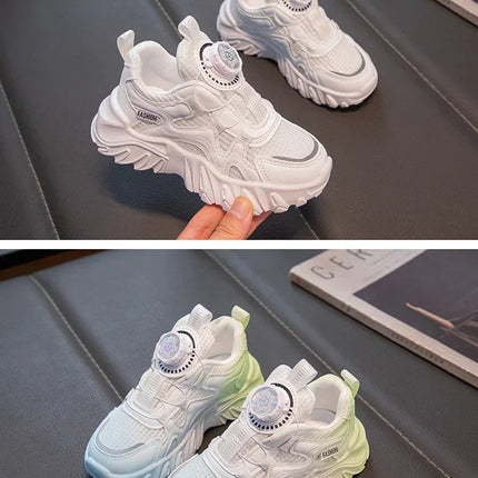 Children Sneakers Unisex Dad's Shoes Baby Boy Trainers Girls Shoes Clunky Sports Tennis Casual Flats Child Infant Footwear
