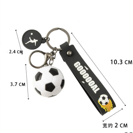 2026 New World Flag Football Keychain Country Soccer Club Fans Keyring Car Key Chains Souvenir Bag Pendant Accessories Gifts