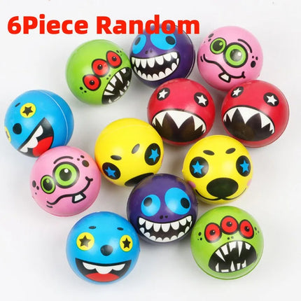 6 Pcs Toys Stress Ball Anxiety Relief For Boys Girls  Squeeze Ball  That Relieves Stress interesting  Children Toys