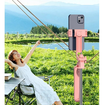 FANGTUOSI New Tripod for Smartphone Camera,Tripods Stand with Bluetooth shutter,Wireless Selfie Stick brackets with Phone Holder