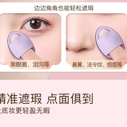 6/10Pcs Mini Finger Puff Foundation Small Air Cushion Powder Sponge Face Concealer BB Cream Cosmetic Applicator Makeup Tools