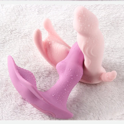 Wearable Dildo Vibrator G Spot Clitoris Stimulator Butterfly Vibrating Panties Erotic Toy Adult Toy for Women Orgasm Masturbator