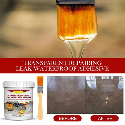 30/100/300g Waterproof Coating Invisible Paste Sealant Polyurethane Glue With Brush Adhesive Repair Glue For Home Roof Bathroom