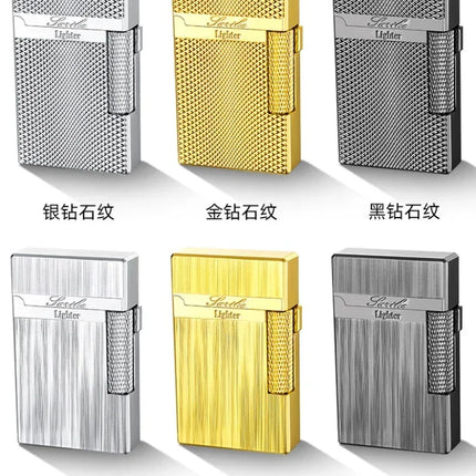 New Creative Plasma Arc Lighter Luxury Double Flame Butane Lighter Jet Flame Windproof Cigarette Ignitor Smoking Accessories