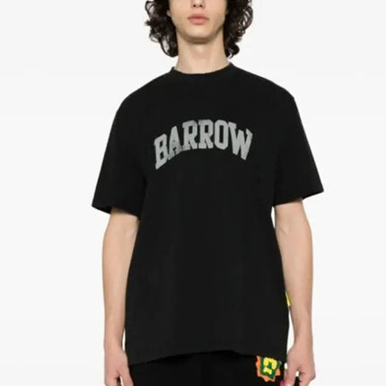 2026 Summer 100% Cotton T-Shirt for Men and Women with Round Neck Casual High-Quality Clothing Lettered Design barrow Printed