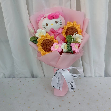 Graduation Gift Kuromi Hello Kitty Bouquet My Melody Cinnamoroll With Sunflower Christmas Valentine's Day Birthday Gift