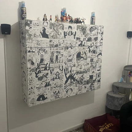 Japanese popular animation (21X30cm) 20/30/40pcs self-adhesive cartoon stickers room decorations wall stickers
