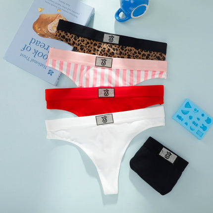 VS Sexy Lingerie Women Panties Seamless Lace Thongs Comfortable Breathable Panty Victoria's Secret High Waist Underwear
