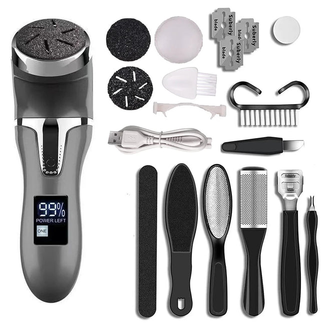 Electric Pedicure Tools Foot Care File Leg Heels Remove Hard Cracked Dead Skin Callus Remover Feet Foot Files Clean Care Machine