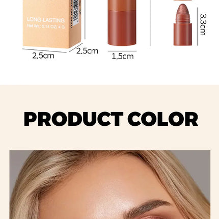 DIMSHOW 5-section Highlight Lazy Eyeshadow Pencil Pearlescent Fine Glitter Illuminating Eyeshadow Stick Set