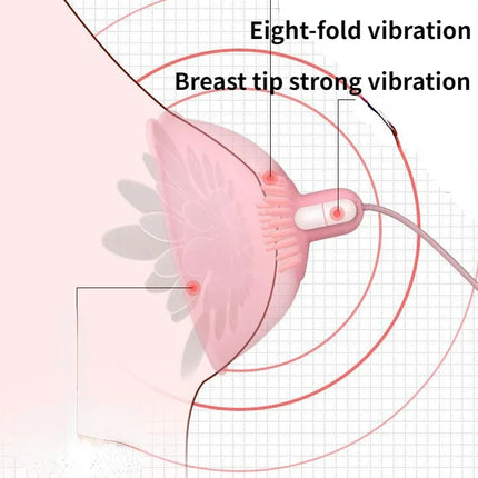 Women's New Momo Bear Rotating  Nipple Sucker Clitoral Breast Massager with Rotating Pink Tickling Pussy Teasing Masturbator 18+