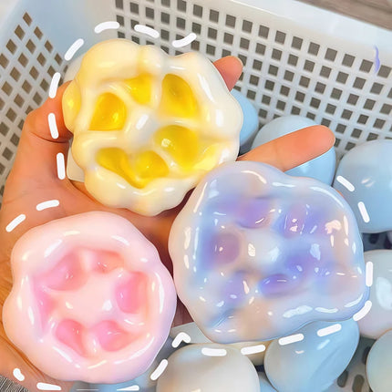 Soft Ice Skin Stress Ball Glutinous Rice Cake Squishy Squeeze Toy Relief Cute Decompression Plaything Toys Adults Teens Gift