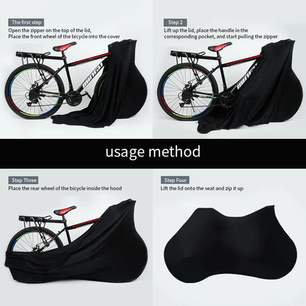 Bicycle Protector Cover MTB Road Cycling Protective Gear Anti Dust Wheels Frame Cover Scratch Proof Storage Bag Bike Accessorie