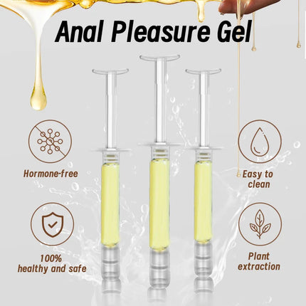 Anal Lubricant Orgasm for Gay Enhance Pleasure, Herbal-Infused Comfort Anal Lube for Couples, Non-Greasy Clean Formula