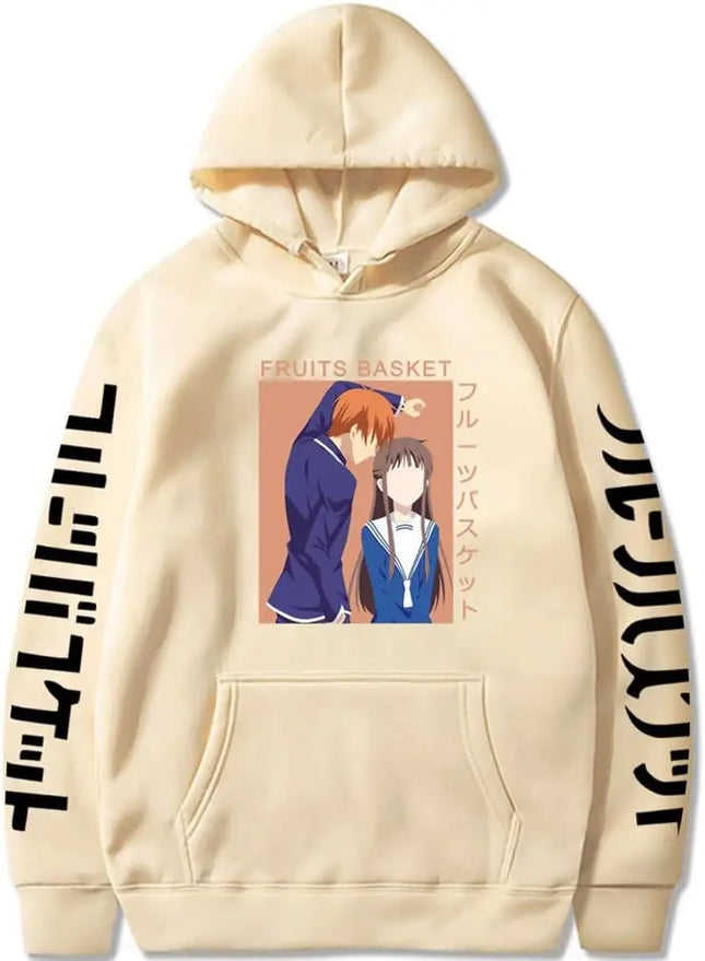 Fruits Basket Oversized Unisex Anime Lover  hoodies personality Clothes hot product high quality sweatshirt Sports Graphic soft