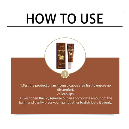 HOYGI Remove Dark Lip Balm Serum Fast Lighten Melanin Lip Mask Exfoliating Fade Lip Lines Dead Skin Nourishing Repair Lip Care