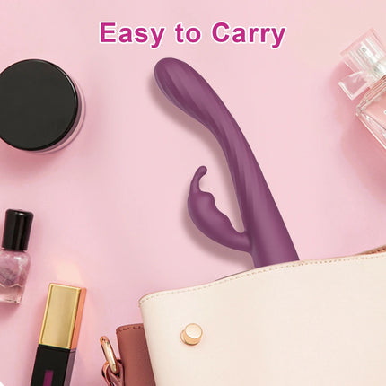 Beginner G-Spot Vibrator for Women, Rabbit Vibrator for Vagina and Clitoris Stimulation, Female Masturbator, Adult Sex Toy for Women