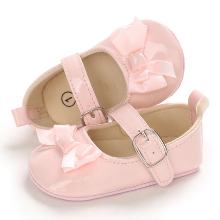 Spring and Autumn Style 0-1 Year Old Baby Walking Shoes Soft Rubber Soled Baby Shoes Breathable and Non Slip Princess Shoes