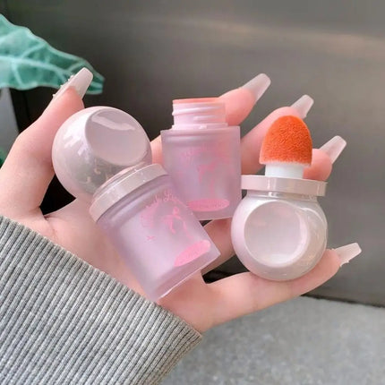 3ml Misty Lightweight Blush Lips Cheeks Dual-use Matte Soft-focus Effect Blush Korean Makeup Look Vitality Liquid Powder Blusher