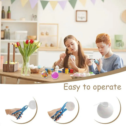 TPR DIY Ball Shell Kit Round Transparent Squishy Ball Making Kit Tear Resistant Refillable Stress Ball Kit Hands on Play