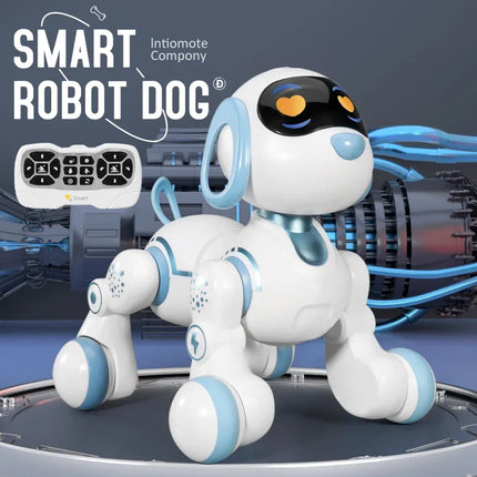2.4G AI Robot dog toy Intelligent interactive puppy More than 30 LED expressions Remote gesture control electronic pet Kid gift