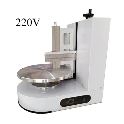 Semi Automatic Birthday Cake Smoothing Machine Cake Plastering Cream Layer Filling Maker