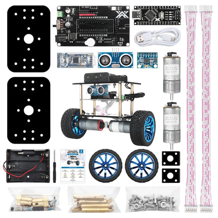 2WD Self Balancing Smart Robot Car Kit For Arduino Programming DIY Automation Kits Pbot 3.0 Coding Robot Complete Learning Kits