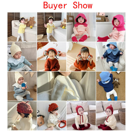 0-7T Toddler Kid Baby Boy Girl Winter Clothes Newborn Baby Sweater Infant Knit Pullover Top Casual Basic Top Knitwear Outfit