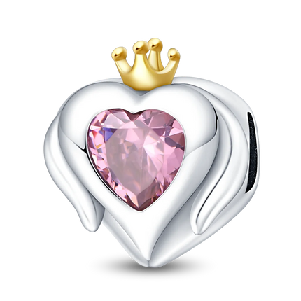 Crown Charms Skull Bead Original 925 Sterling Silver Inlaid Zirconium Pendants Fit Bracelet Necklace Jewelry Lover Gift