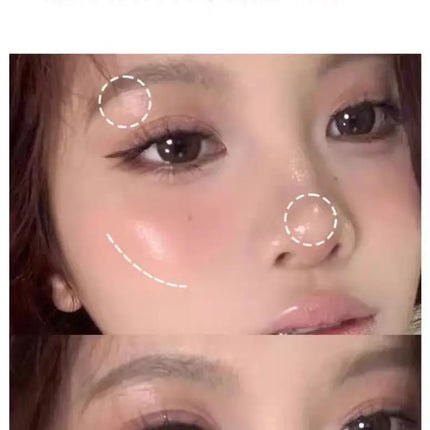 Gellas Eyeshadow Highgloss Creamy Multi-use Pearl Shimmer Highlighter Glitter Waterproof Longlasting Face Contouring Body Makeup
