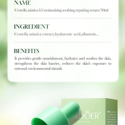 Asiatic Centella Face Serum Reduce Facial Redness Lifting Firming Faded Wrinkles Whitening Facial Essence Skin Care Product
