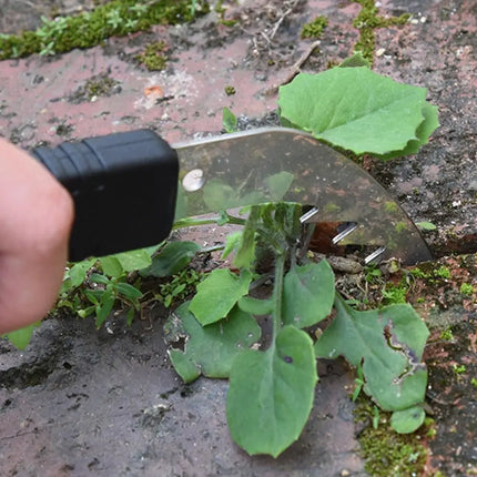 Manual Garden Weeder Mini Serrated Stainless Steel Weeding Tool Anti-Slip Handle For Easy Weed Removal Paving Gap Cleaning