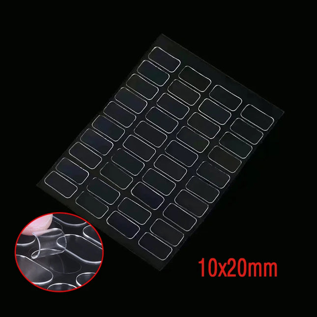 Double Sided Gel Glue Pad Adhesive Dots Fastener Strong Oval Self Adhesive Tape DIY Action Figures Carpet Poster Fixing Tape Pad