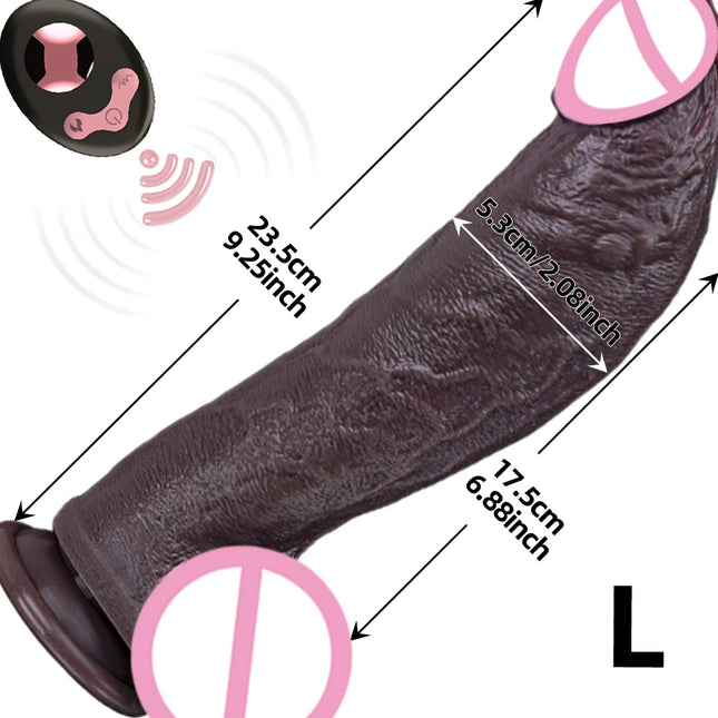 Realistic Huge Silicone Dildo BIG for Clitoral Anal G-Spot Vagina Strong Suction Cup Hands-Free For Women Men Couples Beginners
