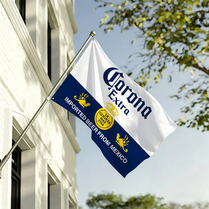 Fashion C-Corona E-Extra Beer flag For Living Room Home Dorm Decor Wall Outdoor Camping Party Banner Gifts