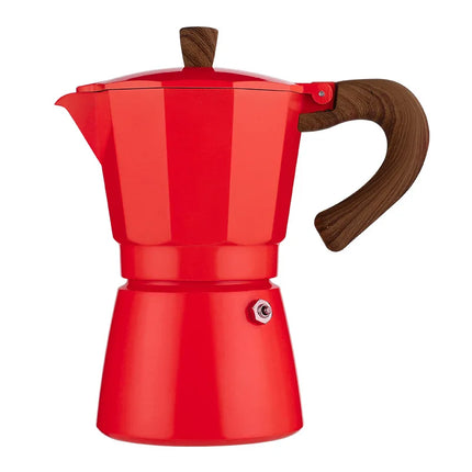 Custom Logo Moka Pot 3-cup Stovetop Espresso Maker Elegant Coffee & Tea Set