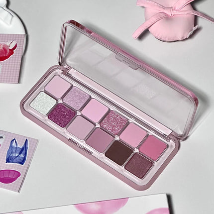 12 Colors Eye Shadow Palette Low-saturated Earth Pink Purple Eyeshadow Glitter Shimmer Matte Lying Silkworm Eye Shadow Makeup